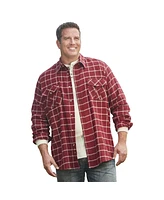 KingSize Big & Tall Plaid Flannel Shirt