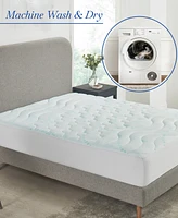 Mattress Pads California King size, 3-Zone Cooling, Soft, Non-Slip Quilted Mattress Pad California King Size, Deep Pocket Fits 8