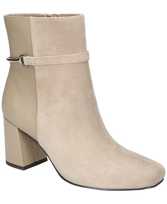 Bella Vita Women's Quincy Square Toe Ankle Boots