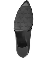 Easy Street Women's Lotus Block Heel Pumps
