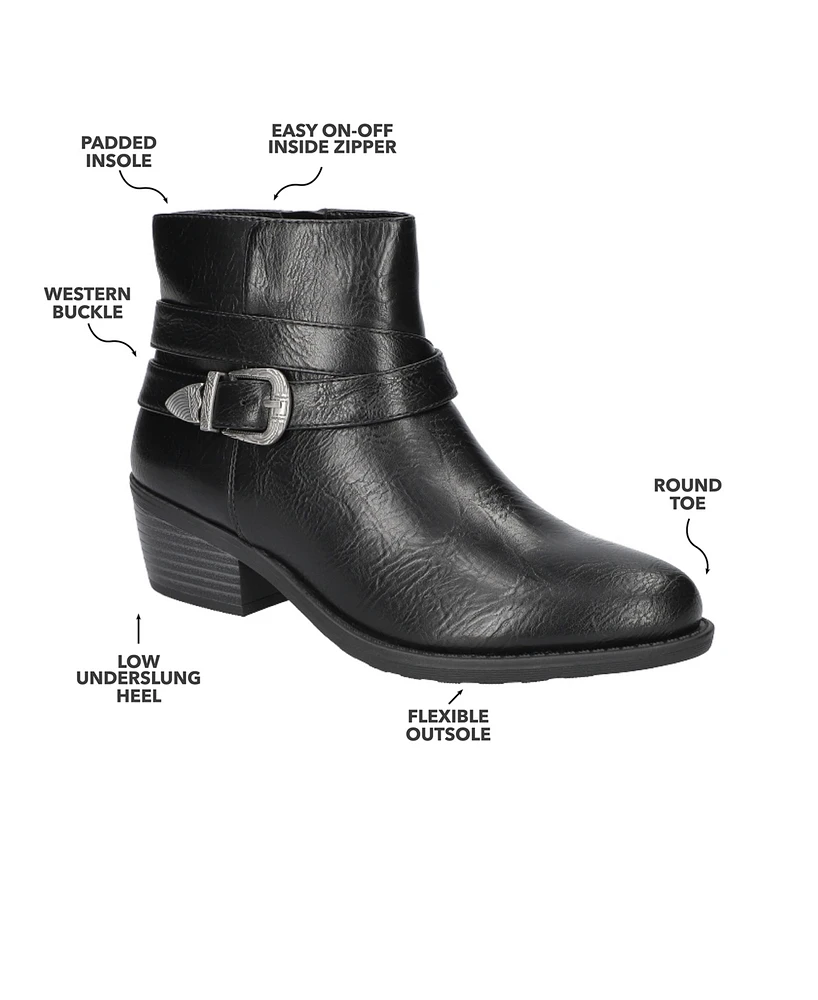 Easy Street Women's Skyler Comfort Western Booties