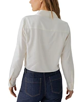 Sanctuary Women's Lifetime Tie-Front Button-Up Shirt