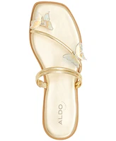 Aldo Women's Glasswing Butterfly Strappy Slide Sandals