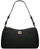 Dkny Remy Top Zip Small Monogram Shoulder Bag