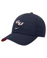 Nike Men's Navy Gonzaga Bulldogs 2024 Sideline Club Adjustable Hat