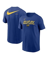 Nike Men's Royal Seattle Mariners 2-Hit Speed City Connect T-Shirt