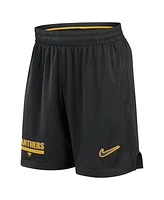 Nike Men's Black Pitt Panthers 2024 Sideline Mesh Shorts