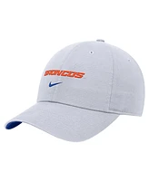 Nike Men's White Boise State Broncos 2024 Sideline Club Adjustable Hat