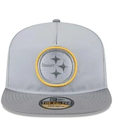 New Era Men's / Pittsburgh Steelers 2024 Nfl Training Camp Golfer Snapback Hat