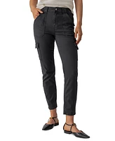 Sanctuary Women's Sculpted Hayden Straight-Leg Cargo Pants