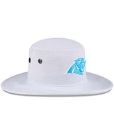 New Era Men's White Carolina Panthers 2024 Nfl Training Camp Panama Bucket Hat