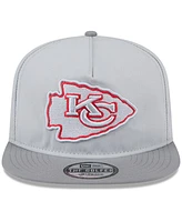 New Era Men's Gray Kansas City Chiefs 2024 Nfl Training Camp Golfer Snapback Hat