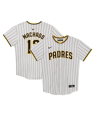 Nike Preschool Manny Machado White San Diego Padres Home Game Jersey