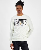 Hybrid Men's Peanuts Hilltop Regular-Fit Printed Fleece Sweatshirt