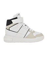 Guess Women's Corten Casual High Top Logo Lace Up Sneakers