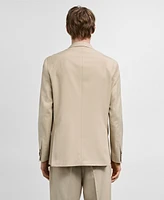 Mango Men's Double-Breasted Regular-Fit Suit Blazer