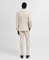 Mango Men's Linen Slim-Fit Suit Blazer