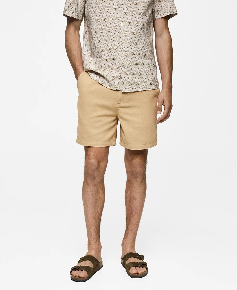 Mango Men's Pockets Bermuda Shorts