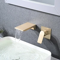 Streamdale Furniture Wall Mount Waterfall Bathtub Faucet