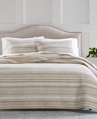 Charter Club Chantarelle Yarn-Dyed Cotton Quilt, Full/Queen, Exclusively at Macy's