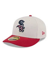 Men's New Era Red Chicago White Sox Fourth of July Low Profile 59FIFTY Fitted Hat