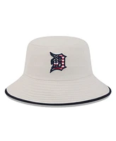 New Era Men's Khaki Detroit Tigers 2024 Fourth of July Bucket Hat