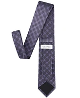 Calvin Klein Men's Double-Rail Grid Tie