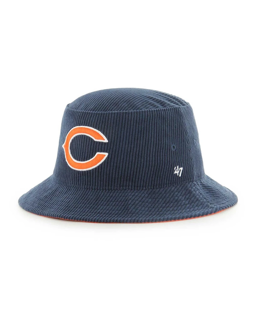 '47 Brand Men's Navy Chicago Bears Thick Cord Bucket Hat