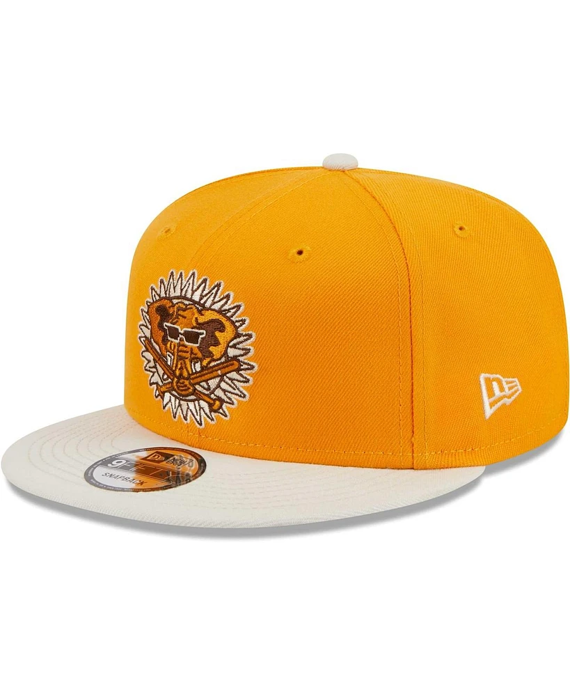 New Era Men's Gold Oakland Athletics Tiramisu 9FIFTY Snapback Hat