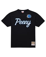 Mitchell & Ness Men's Penny Hardaway Black Orlando Magic Premium Nickname T-Shirt