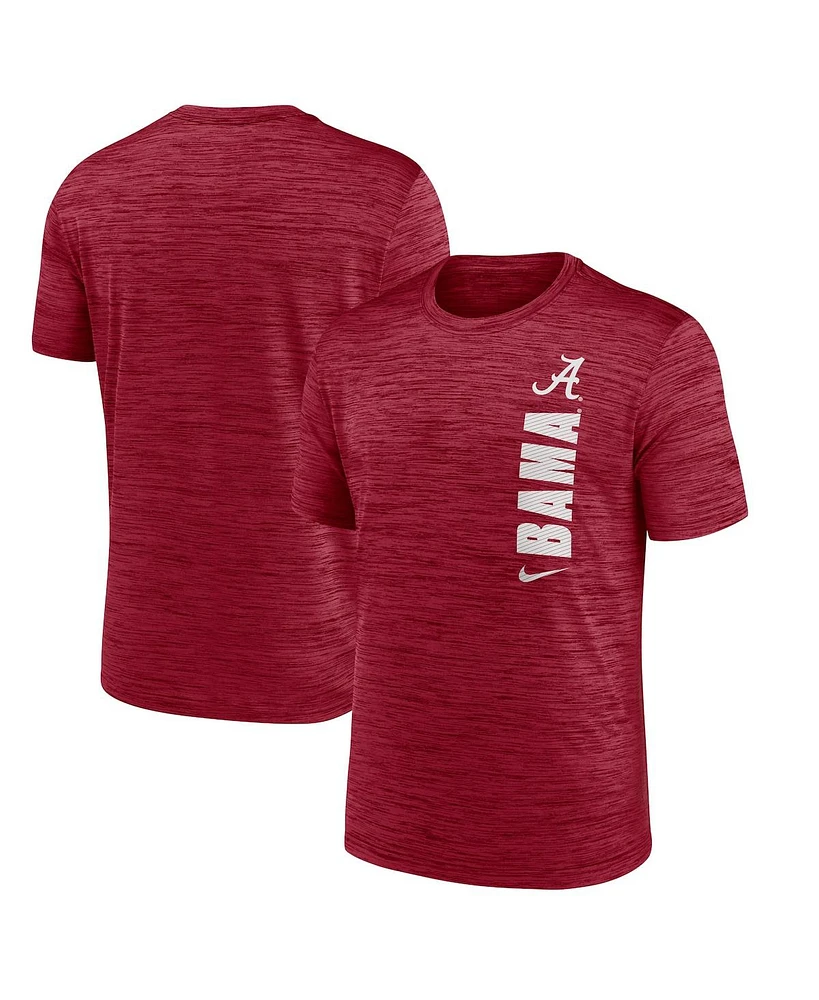 Nike Men's Crimson Alabama Tide 2024 Sideline Velocity Performance T-Shirt