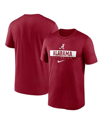 Nike Men's Crimson Alabama Tide 2024 Sideline Legend Performance T-Shirt