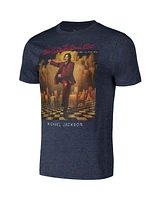 Ripple Junction Men's Heather Navy Michael Jackson Blood On The Dance Floor T-Shirt