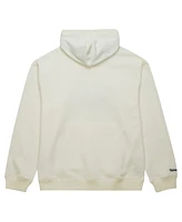 Mitchell & Ness Men's Cream Milwaukee Bucks Hardwood Classics Vintage-like Pullover Hoodie