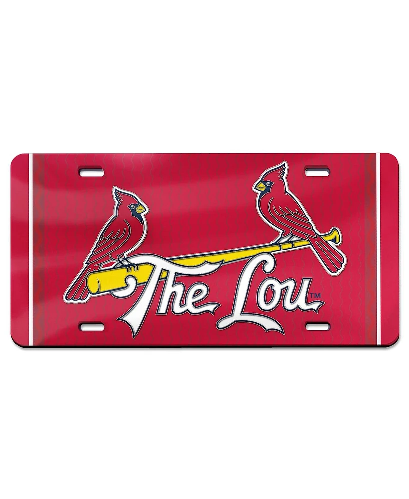 Wincraft St. Louis Cardinals 2024 City Connect Laser Cut Acrylic License Plate