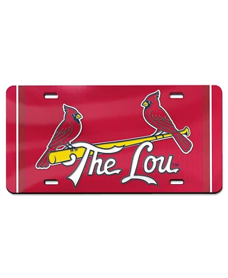 Wincraft St. Louis Cardinals 2024 City Connect Laser Cut Acrylic License Plate