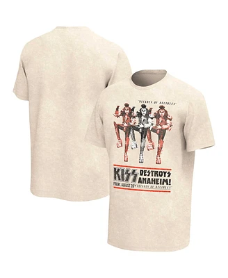 Philcos Men's Tan Kiss Destroys Anaheim Washed Graphic T-Shirt