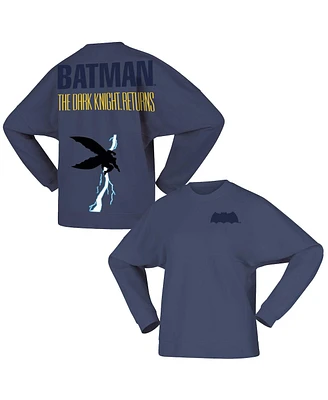 Spirit Jersey Men's and Women's Blue Batman The Dark Knight Returns Moonlight Fleece Pullover Sweatshirt