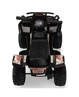 Streamdale Furniture Thrilling 4-Wheeler Atv Ride-On Toy with Music, Horn, and Safe Performance