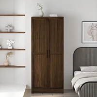 Simplie Fun Sleek and Spacious Armoire Elevate Your Bedroom Sanctuary