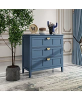 Streamdale Furniture 3 Drawer Cabinet, American Furniture, Suitable for bedroom, living room, study