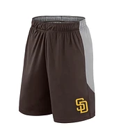 Fanatics Men's Brown/Gray San Diego Padres Go Hard Shorts