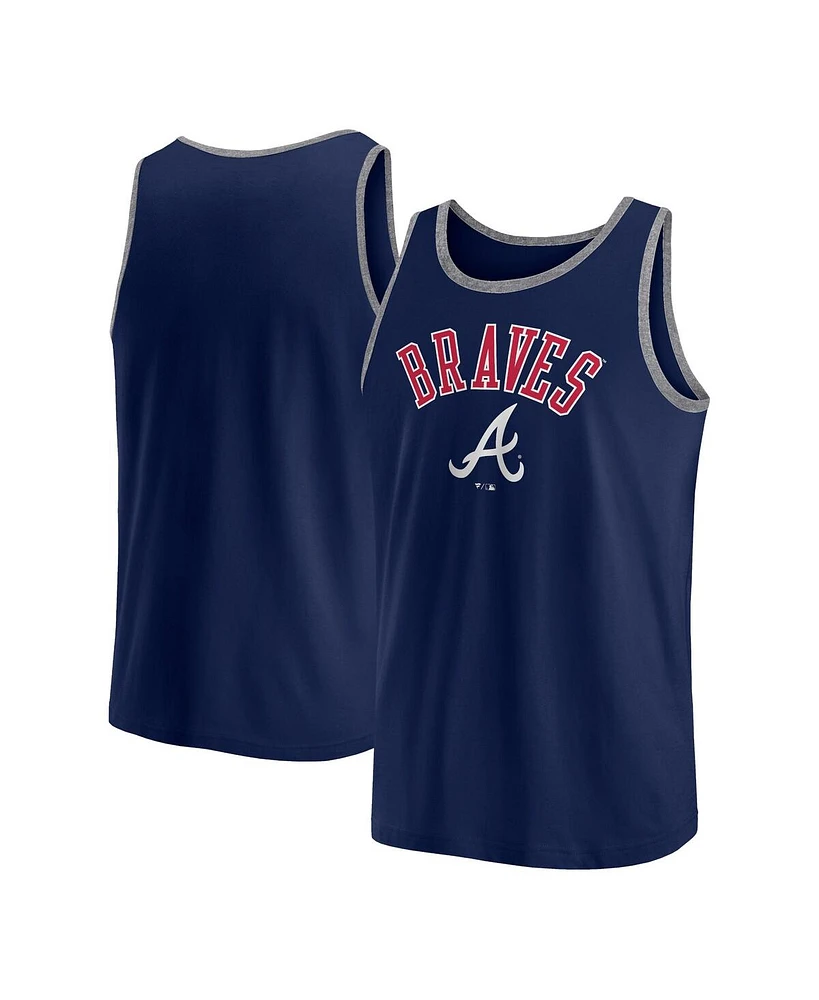 Fanatics Men's Navy Atlanta Braves Bet Tank Top