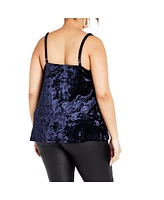 City Chic Women's Velvet Lust Cami