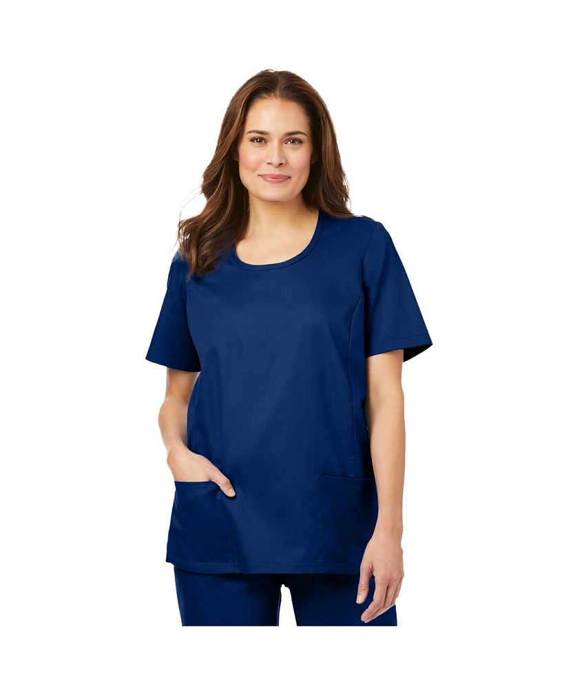 Comfort Choice Women's Scoopneck Scrub Top