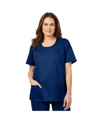 Comfort Choice Plus Scoopneck Scrub Top