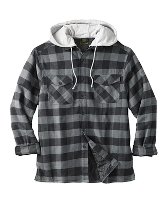 Boulder Creek Big & Tall by KingSize Removable Hooded Shirt Jacket