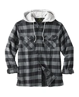 Boulder Creek Big & Tall by KingSize Removable Hooded Shirt Jacket