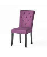 Stylish Heart-Backed Dining Chairs in Vibrant Colors