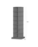 Minimalist Rotating Shoe Rack for Maximum Space and Shoe Storage